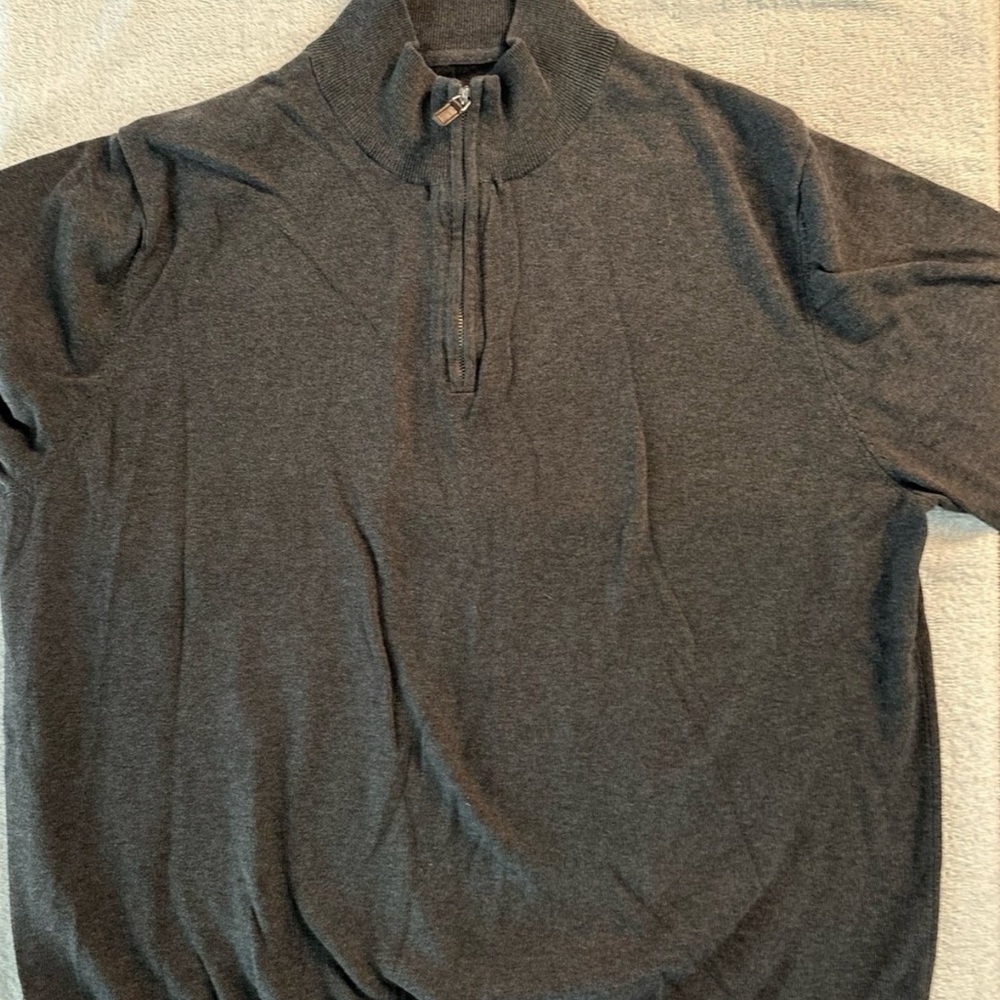 The Foundry Supply Co. Charcoal Quarter-Zip Men’s Pullover